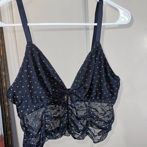 Elegant Black Lace Bralette